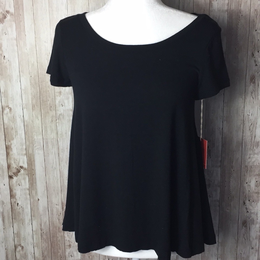 Mossimo Supply Co. Two Black T Shirts Sz XS